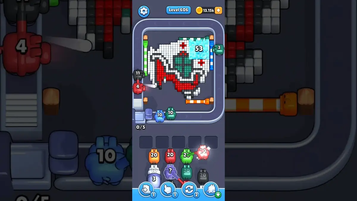 Pixel Flow Level 606 board preview