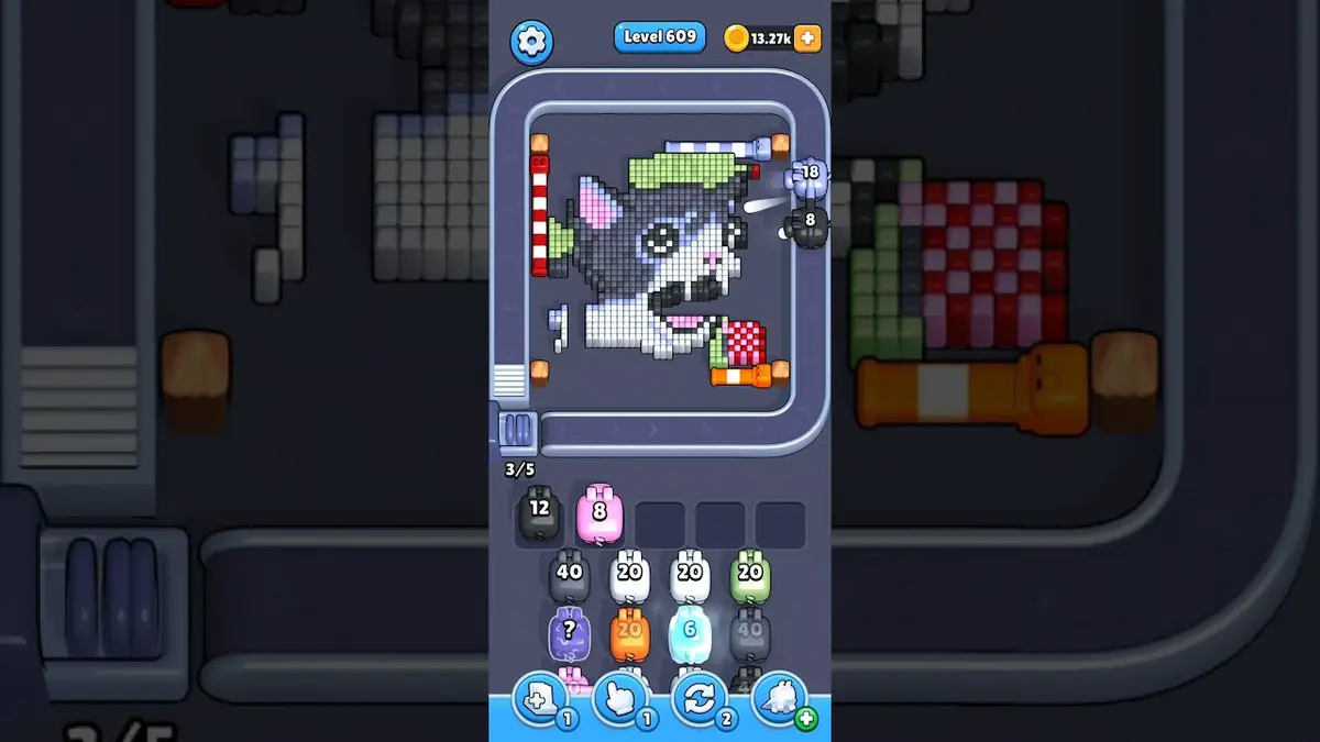Pixel Flow Level 609 board preview