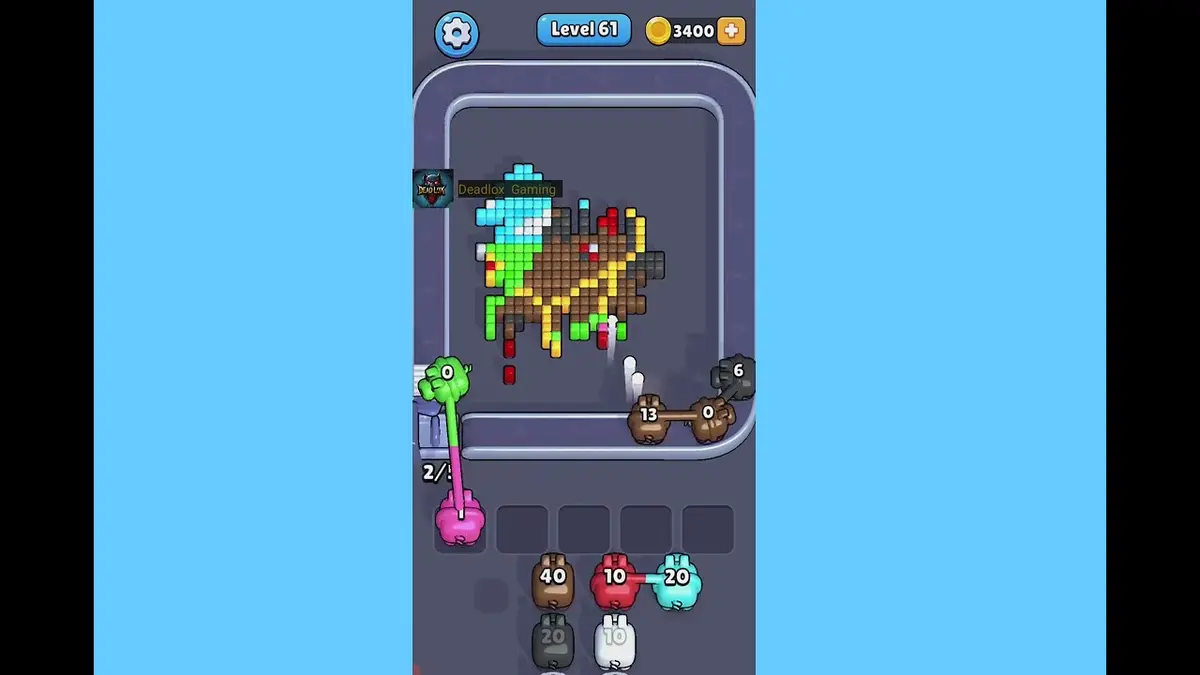 Pixel Flow Level 61 board preview