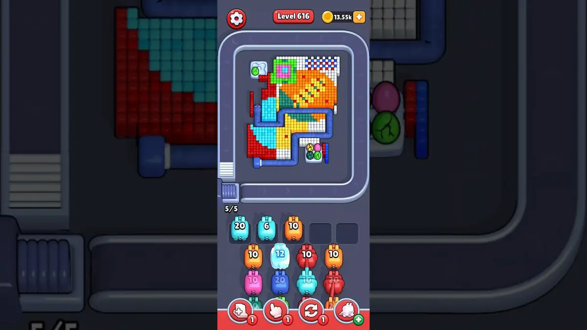 Pixel Flow Level 616 board preview