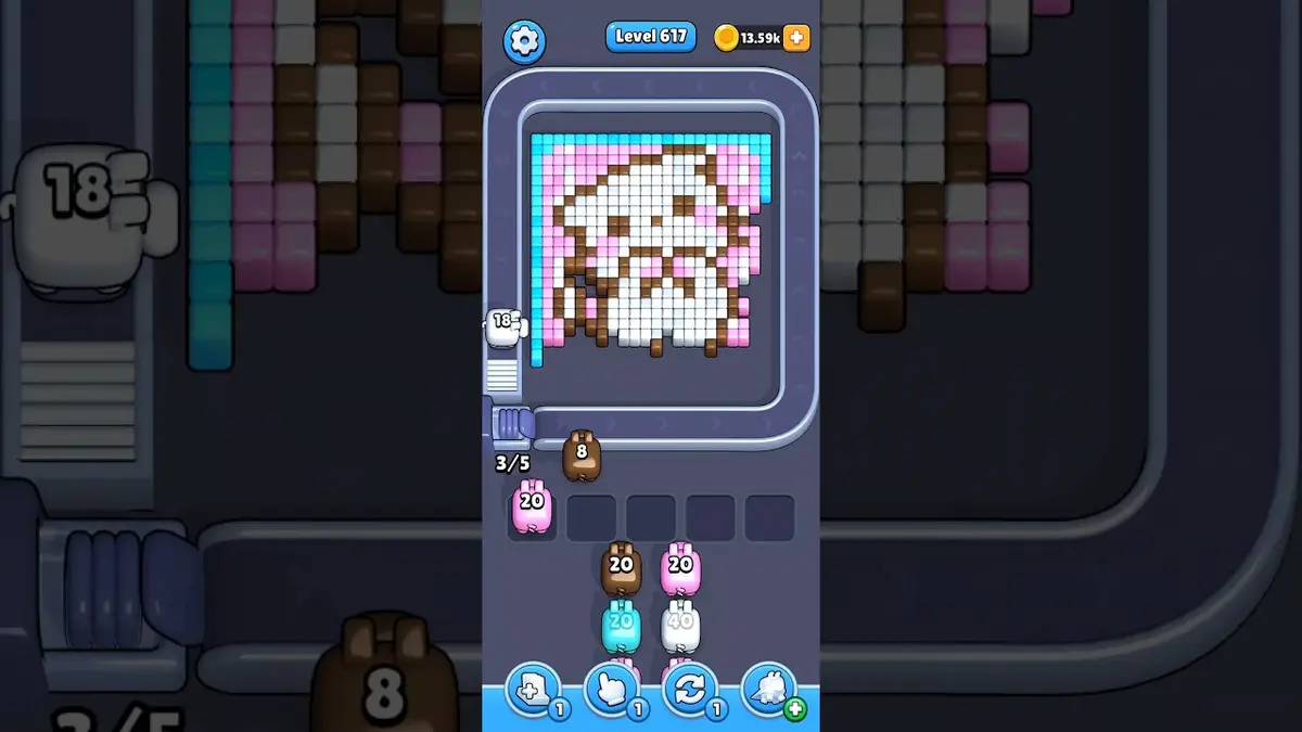 Pixel Flow Level 617 board preview