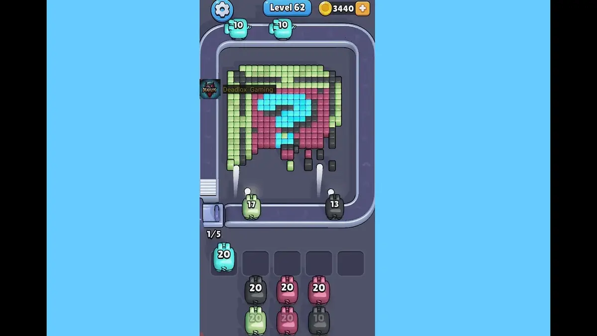 Pixel Flow Level 62 board preview