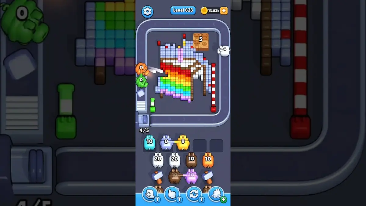 Pixel Flow Level 623 board preview