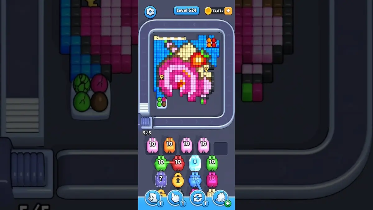 Pixel Flow Level 624 board preview
