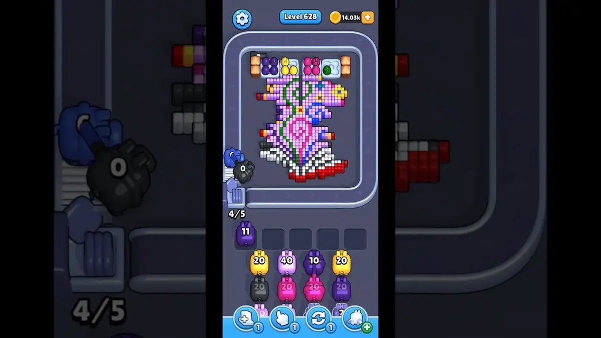 Pixel Flow Level 628 preview