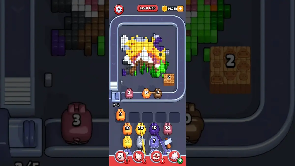 Pixel Flow Level 633 board preview