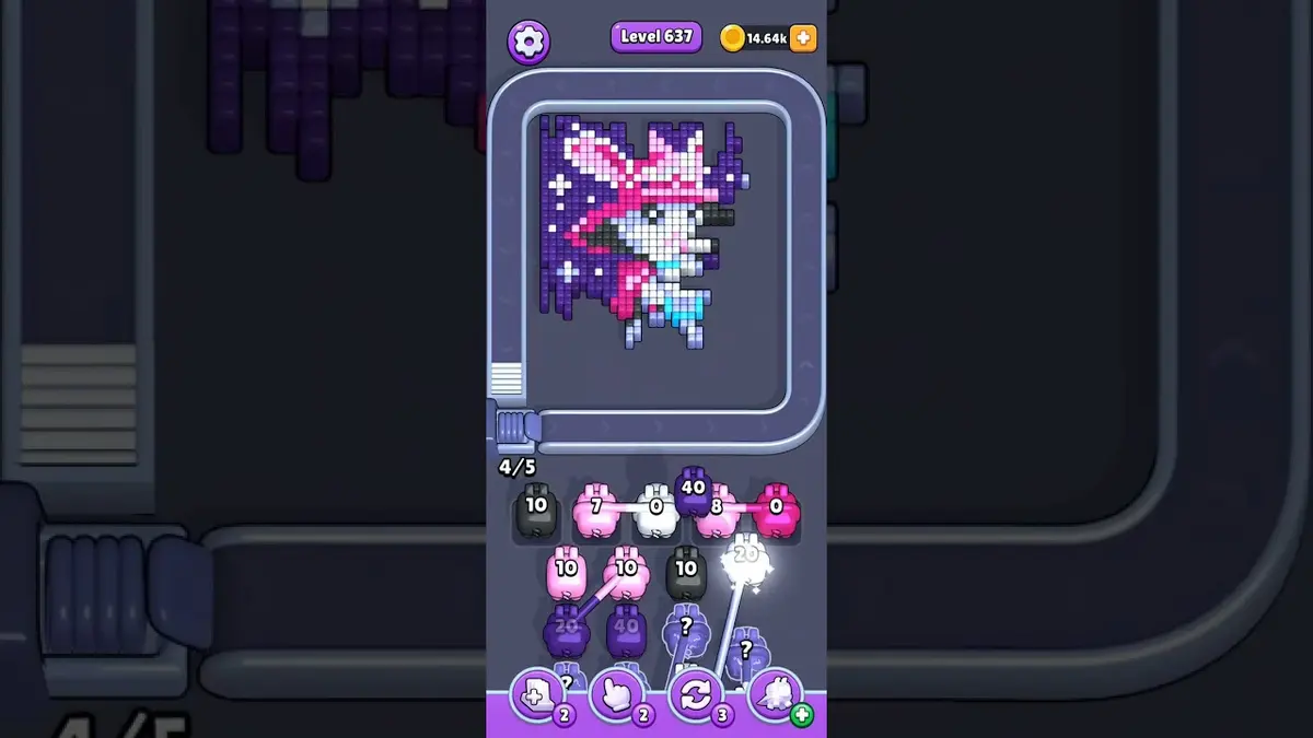 Pixel Flow Level 637 board preview