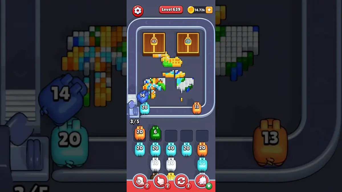 Pixel Flow Level 639 board preview