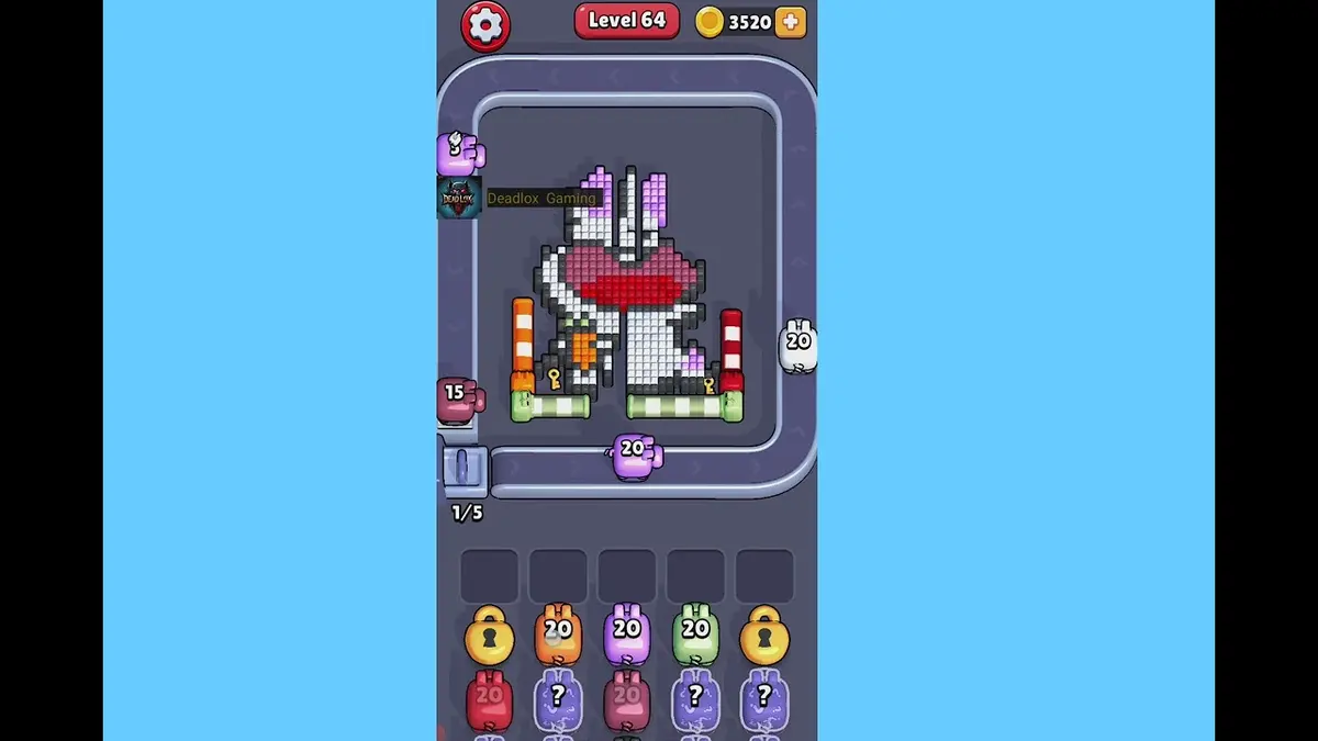 Pixel Flow Level 64 board preview