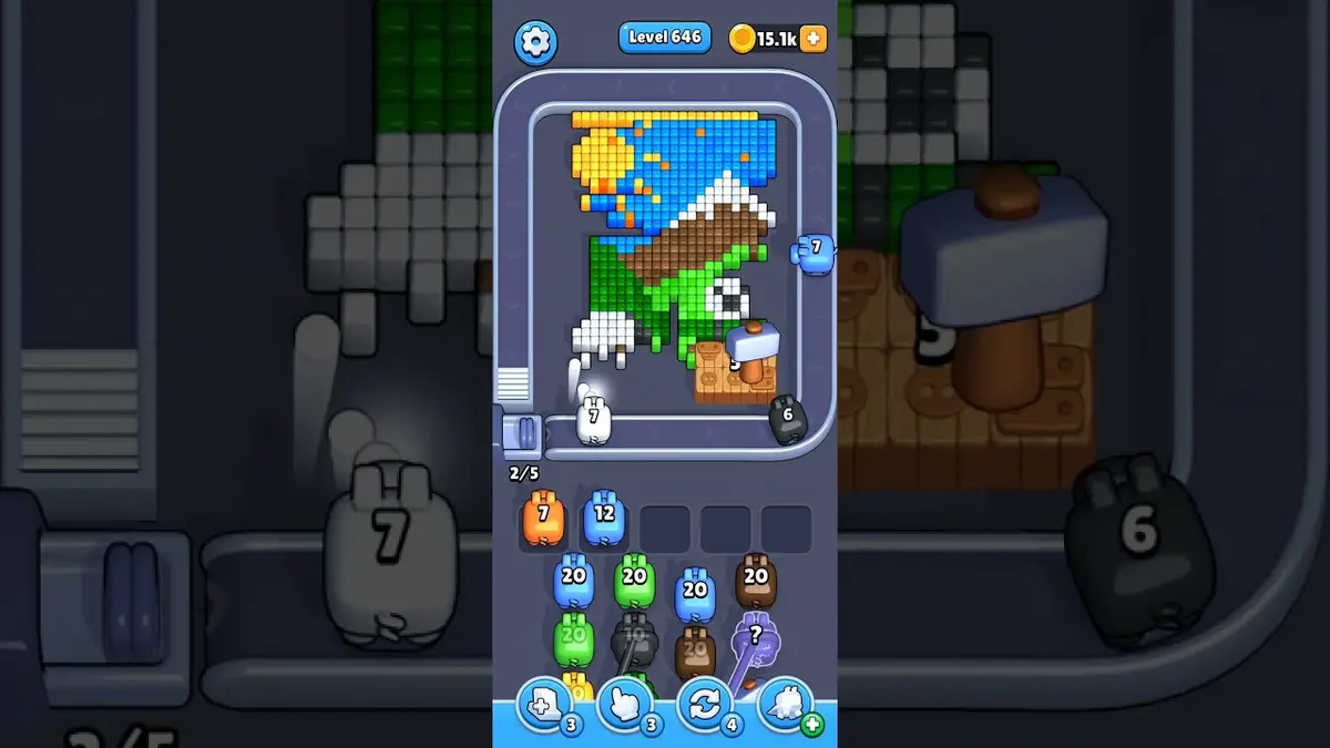 Pixel Flow Level 646 board preview