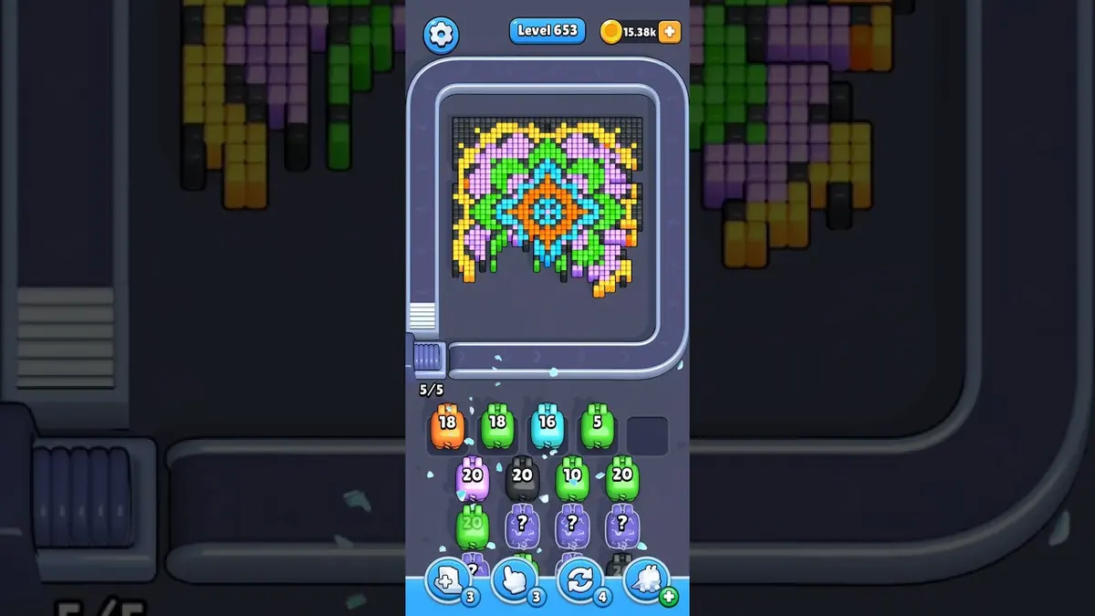 Pixel Flow Level 653 board preview