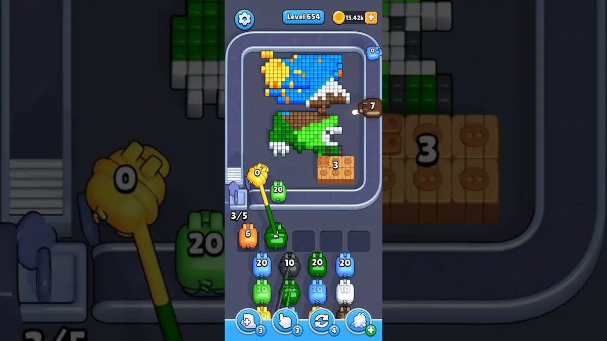 Pixel Flow Level 654 board preview