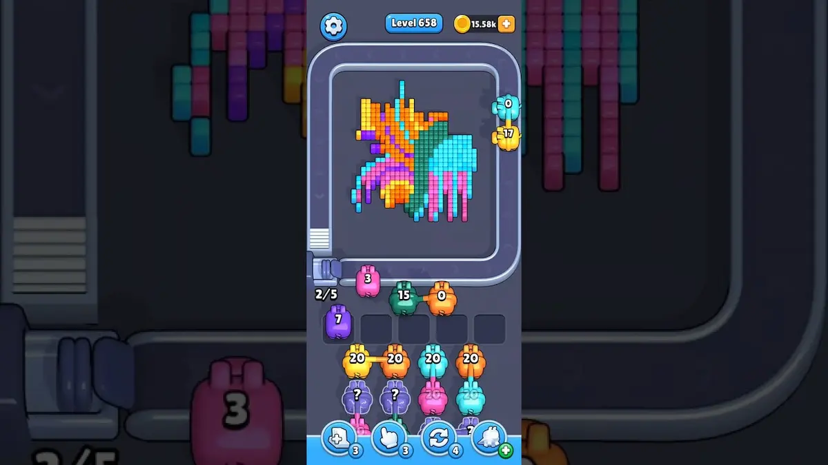 Pixel Flow Level 658 board preview