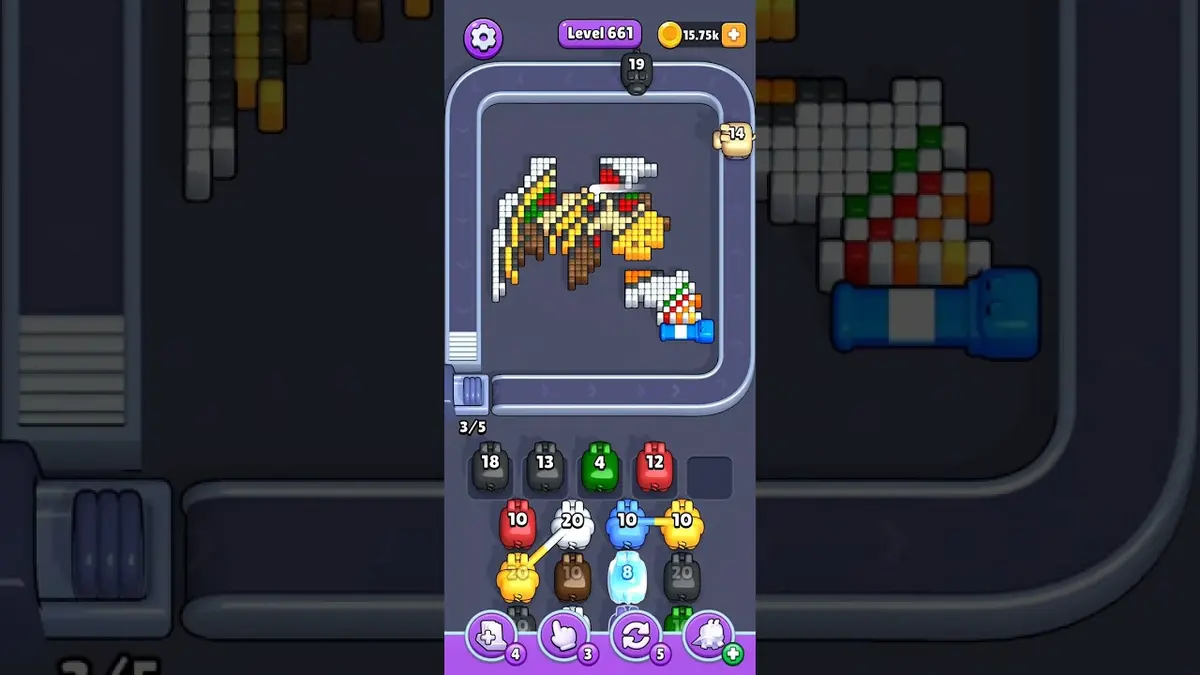 Pixel Flow Level 661 board preview