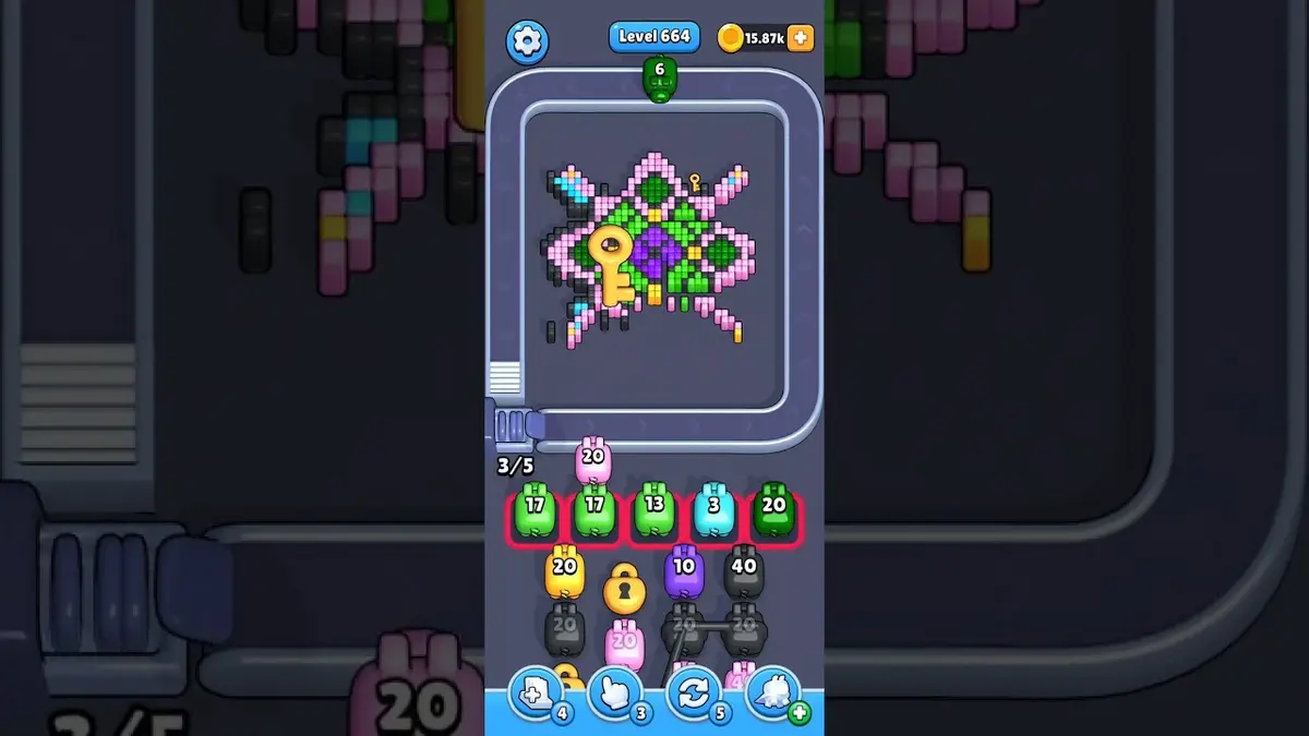 Pixel Flow Level 664 board preview