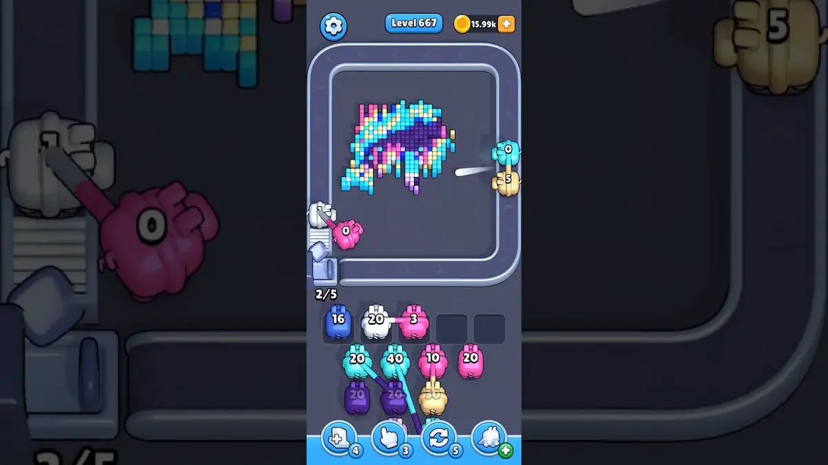 Pixel Flow Level 667 board preview