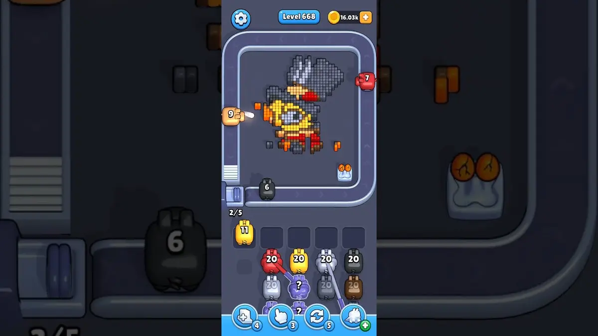 Pixel Flow Level 668 board preview