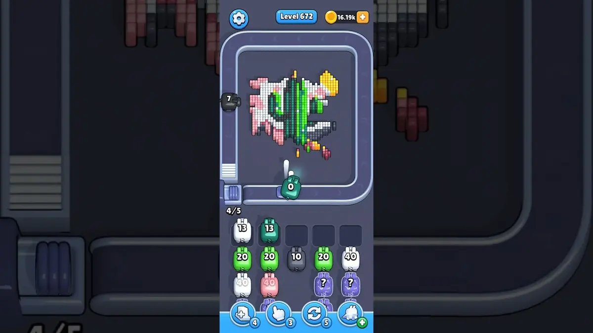 Pixel Flow Level 672 board preview