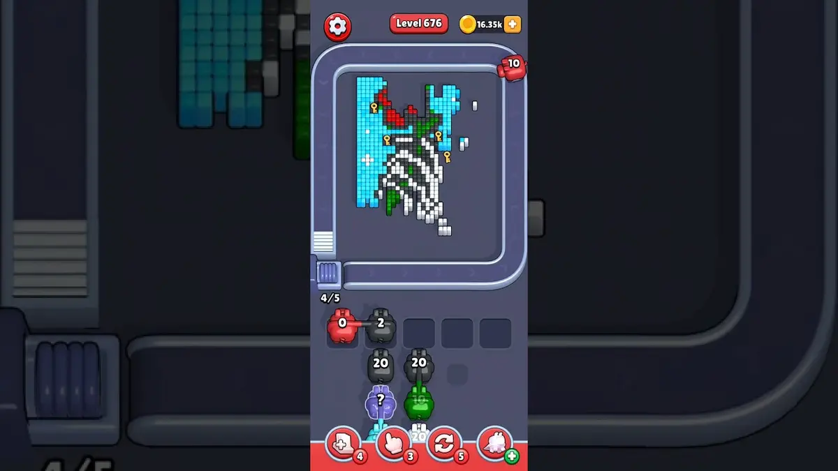Pixel Flow Level 676 board preview