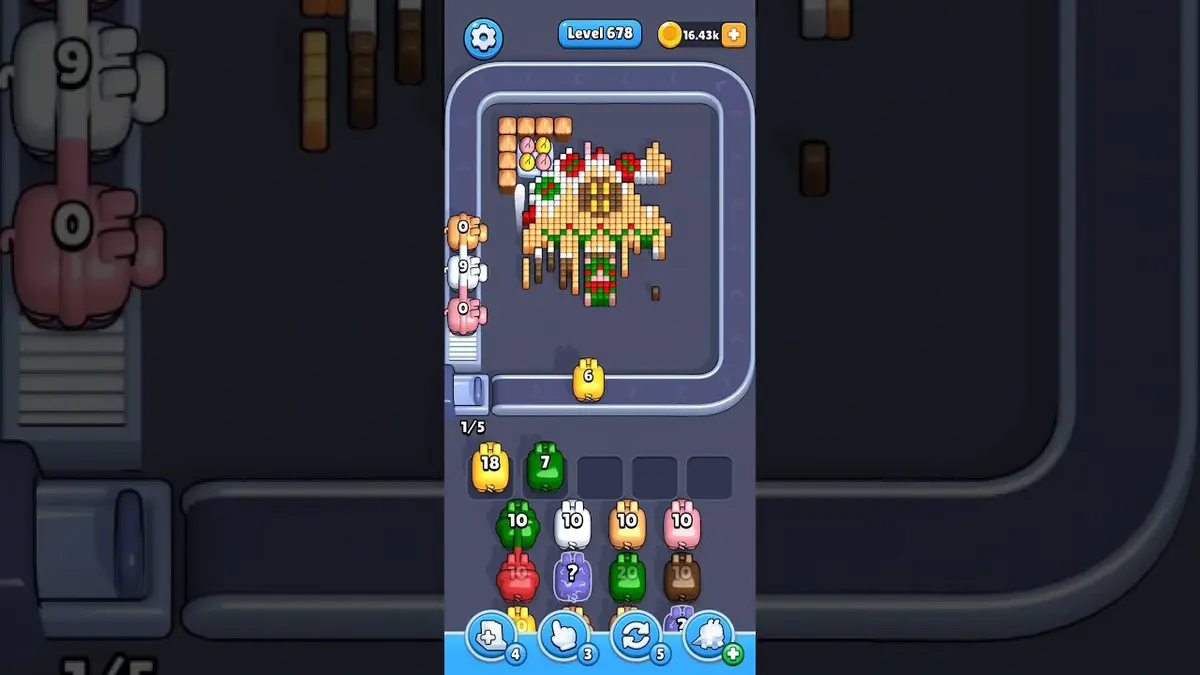 Pixel Flow Level 678 board preview