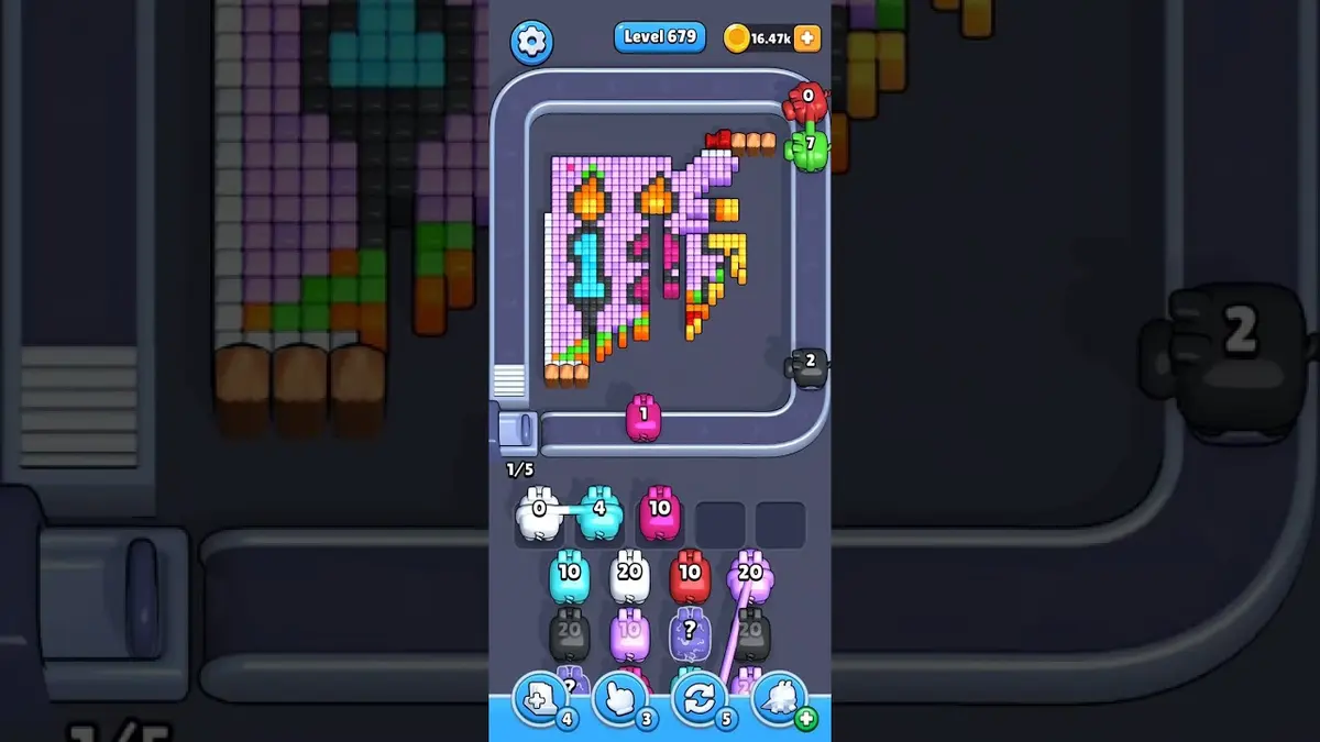 Pixel Flow Level 679 board preview