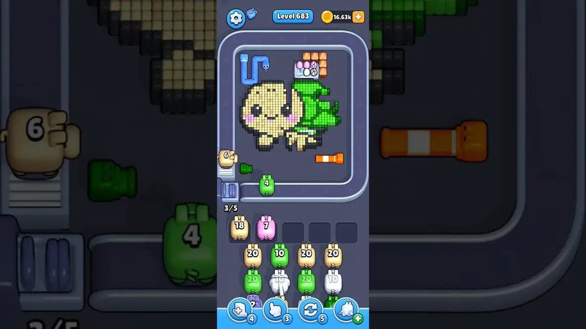 Pixel Flow Level 683 board preview