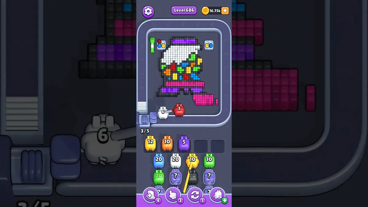 Pixel Flow Level 686 board preview