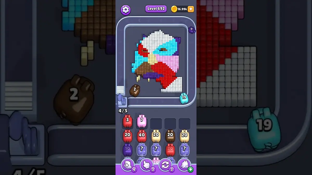 Pixel Flow Level 692 board preview
