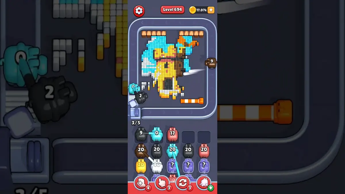 Pixel Flow Level 694 board preview