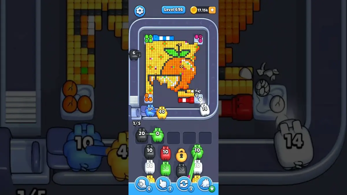 Pixel Flow Level 696 board preview