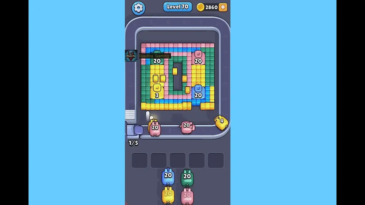 Pixel Flow Level 70 board preview