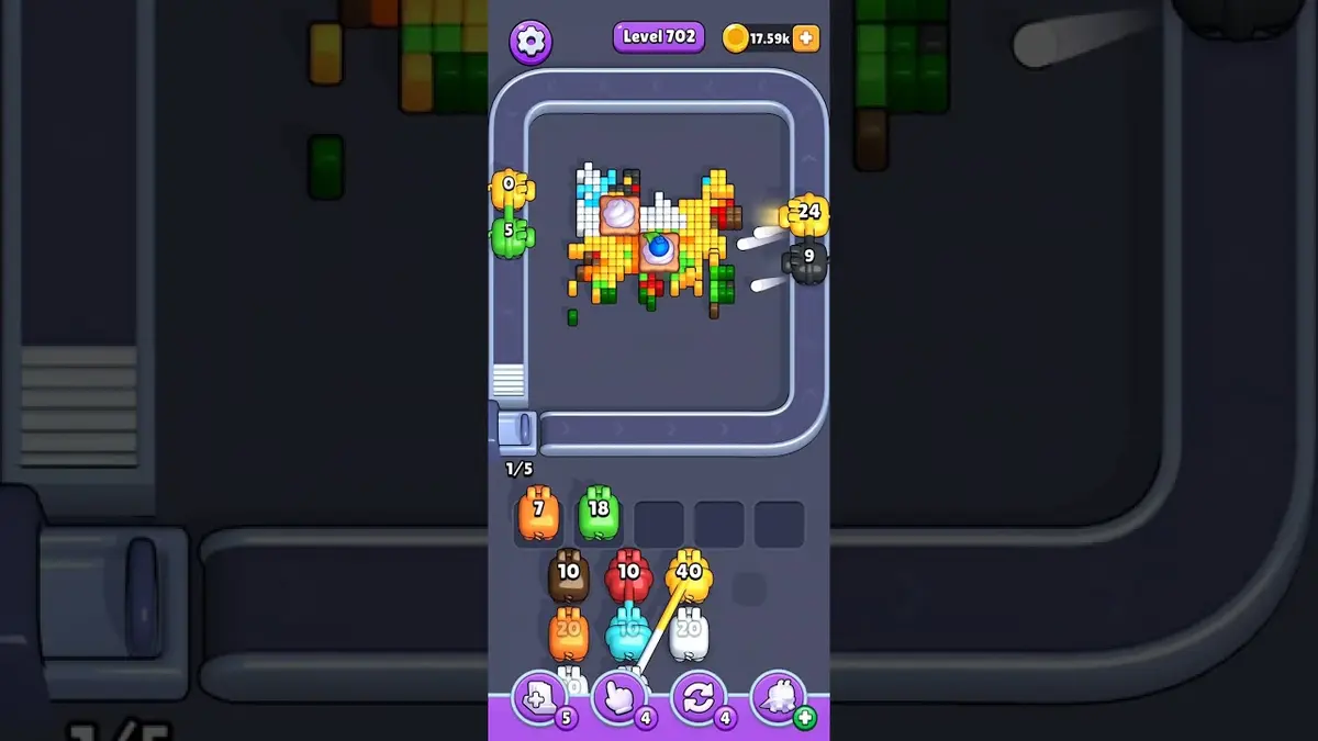 Pixel Flow Level 702 board preview