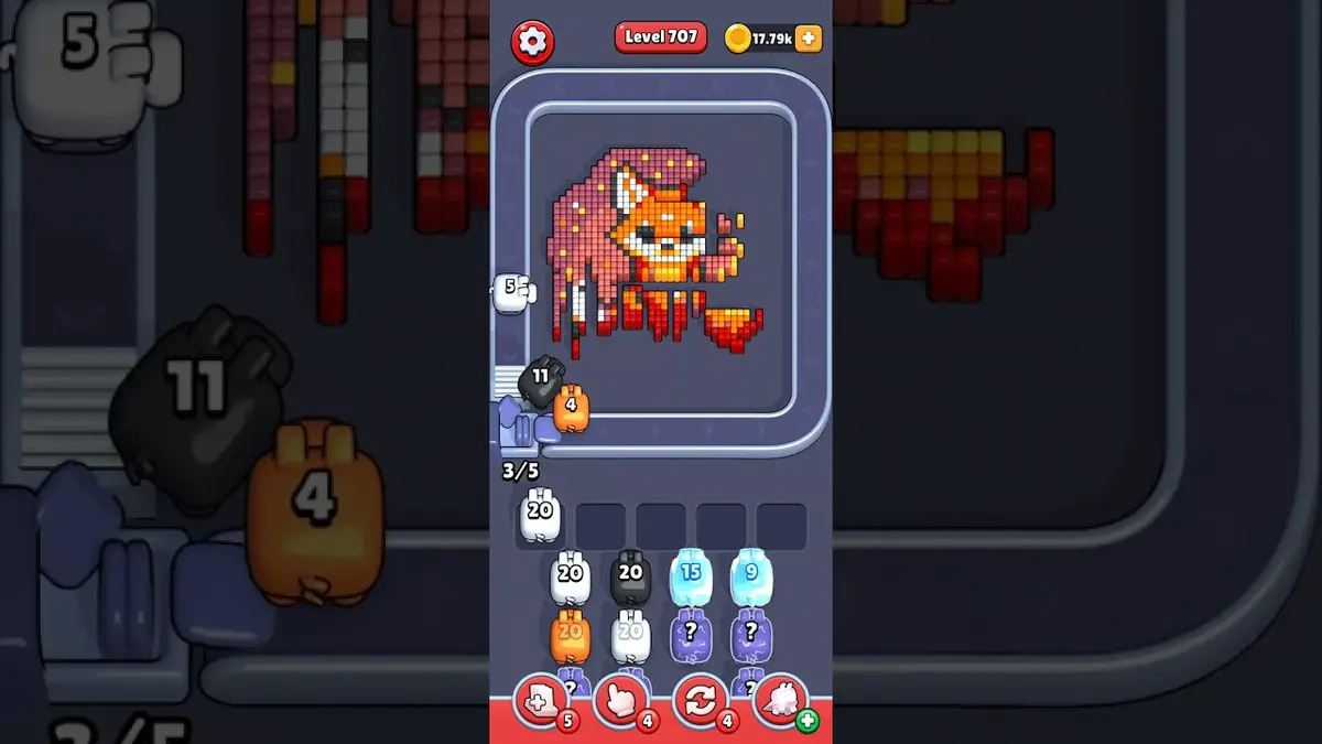 Pixel Flow Level 707 board preview