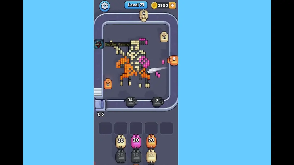 Pixel Flow Level 71 board preview