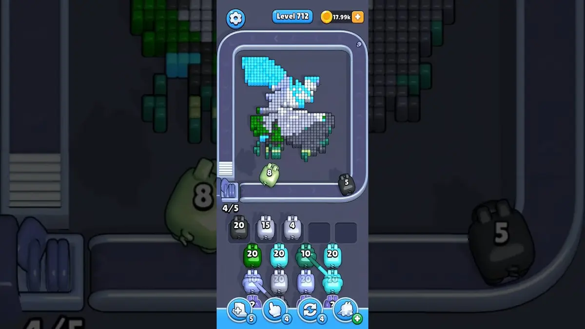 Pixel Flow Level 712 board preview