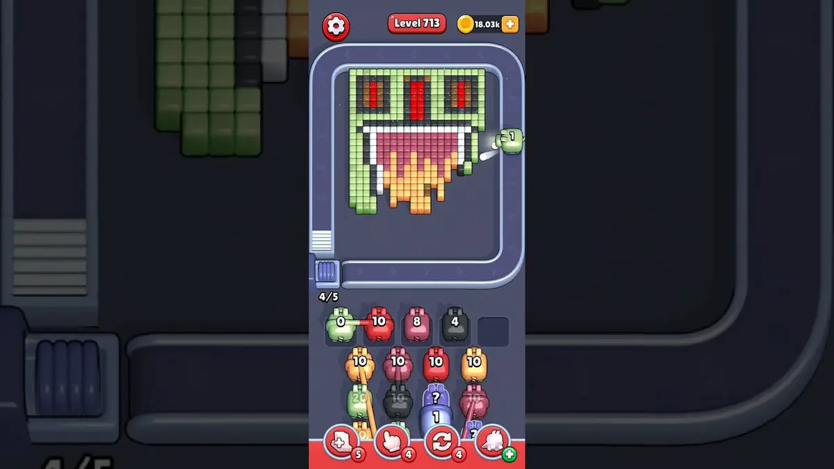 Pixel Flow Level 713 board preview