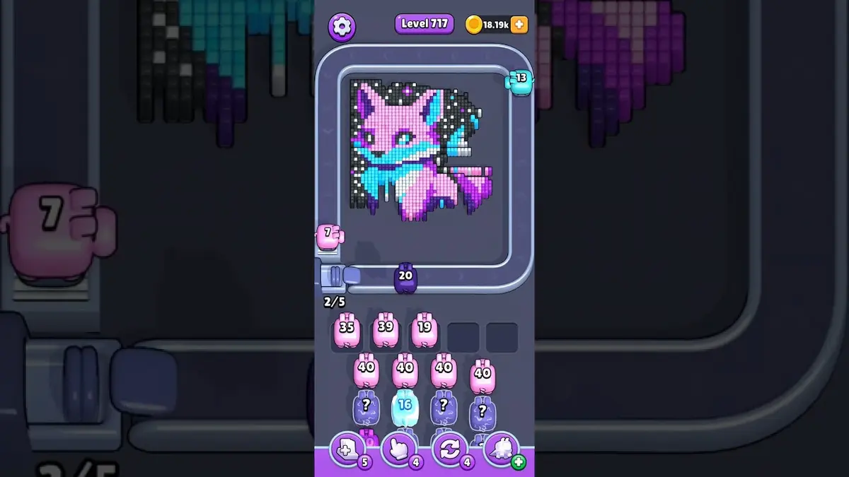 Pixel Flow Level 717 board preview