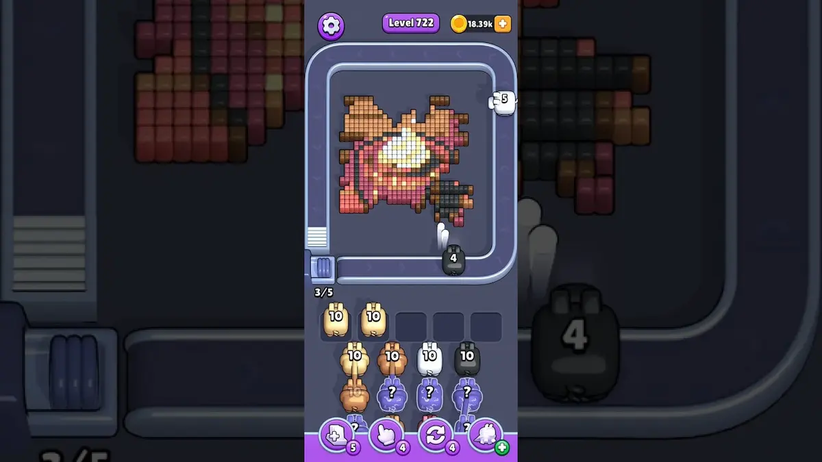 Pixel Flow Level 722 board preview