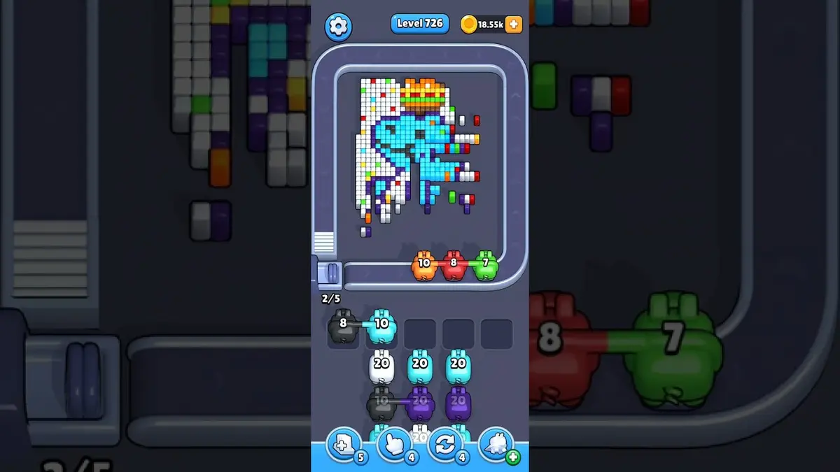 Pixel Flow Level 726 board preview