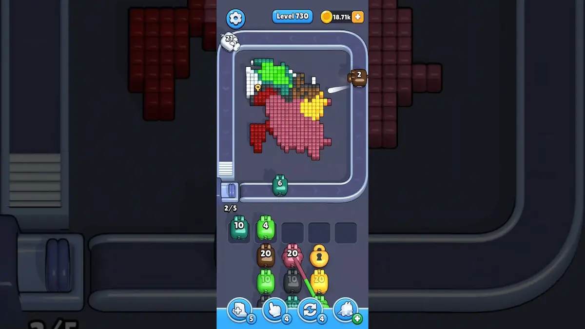 Pixel Flow Level 730 board preview