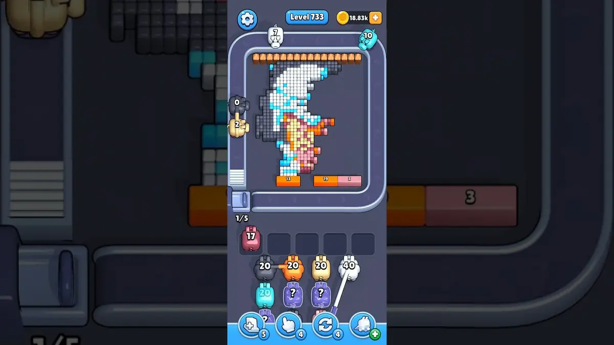 Pixel Flow Level 733 board preview
