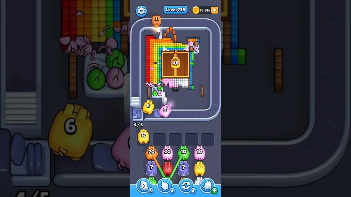 Pixel Flow Level 735 board preview