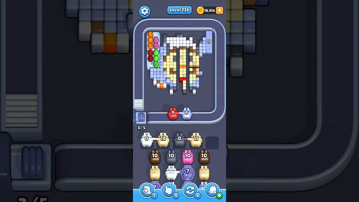 Pixel Flow Level 736 board preview
