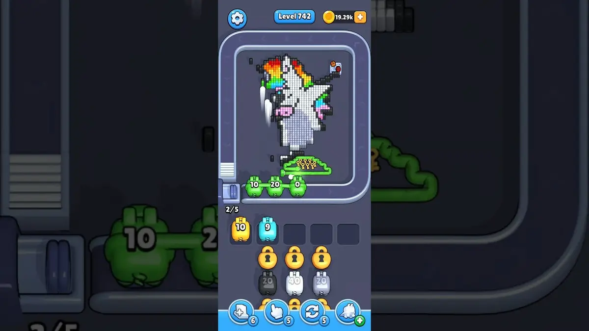 Pixel Flow Level 742 board preview