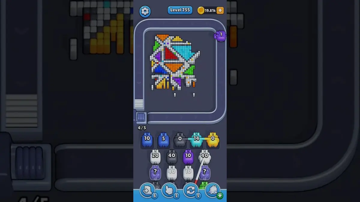 Pixel Flow Level 755 board preview