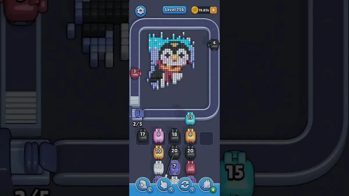 Pixel Flow Level 756 board preview