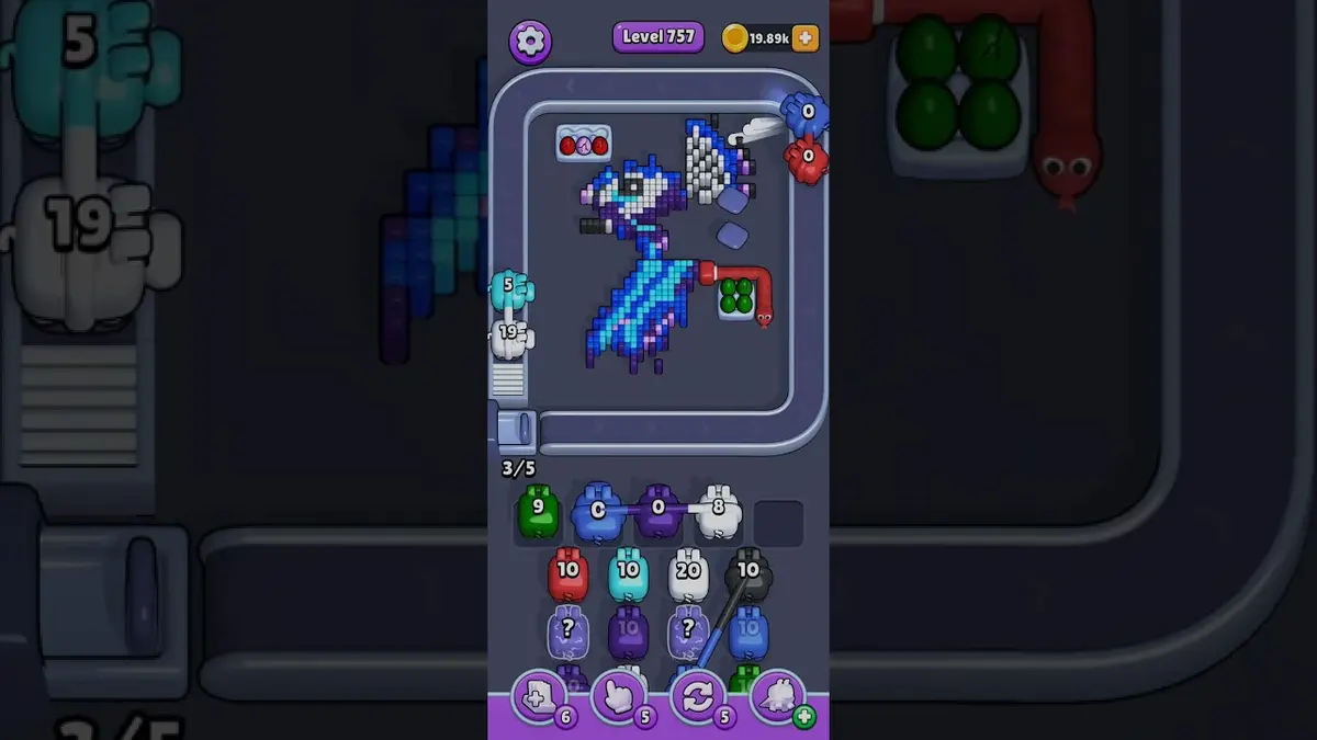 Pixel Flow Level 757 board preview