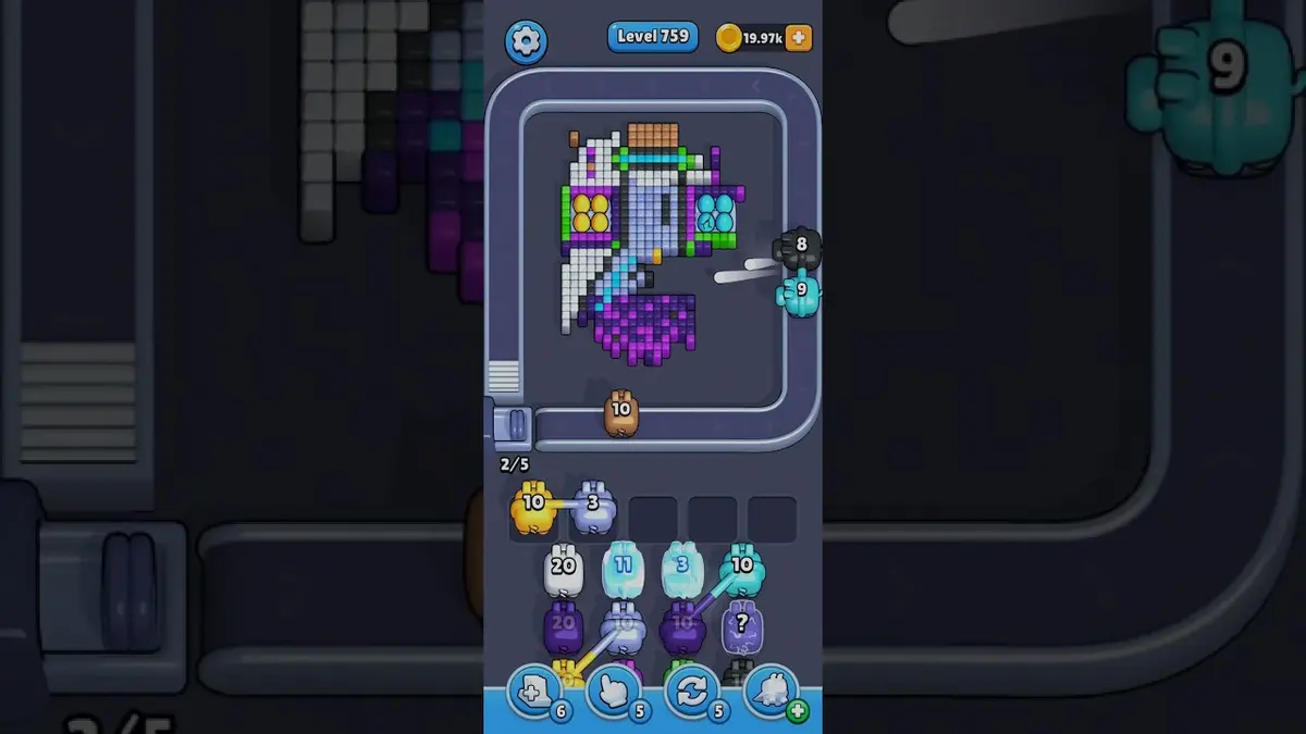 Pixel Flow Level 759 board preview