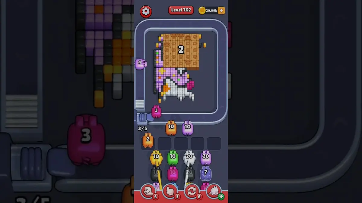 Pixel Flow Level 762 board preview