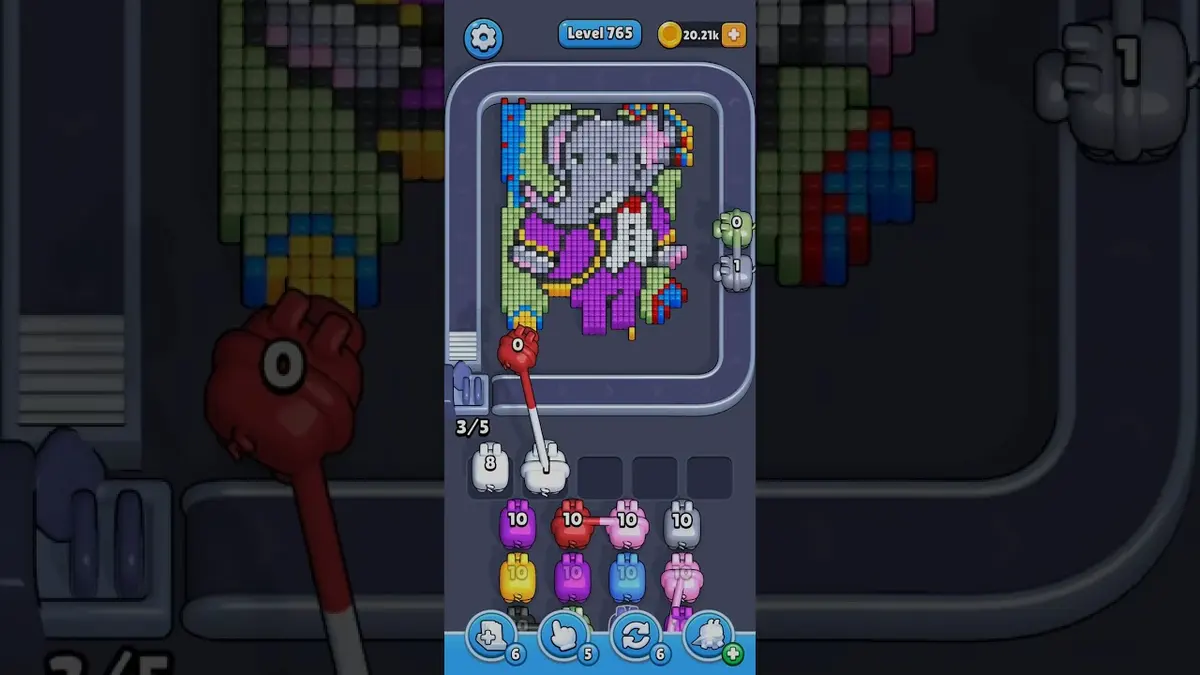 Pixel Flow Level 765 board preview